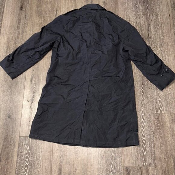 Vintage Military Trench Coat Mens 44R Black US Army All Weather - Picture 5 of 5